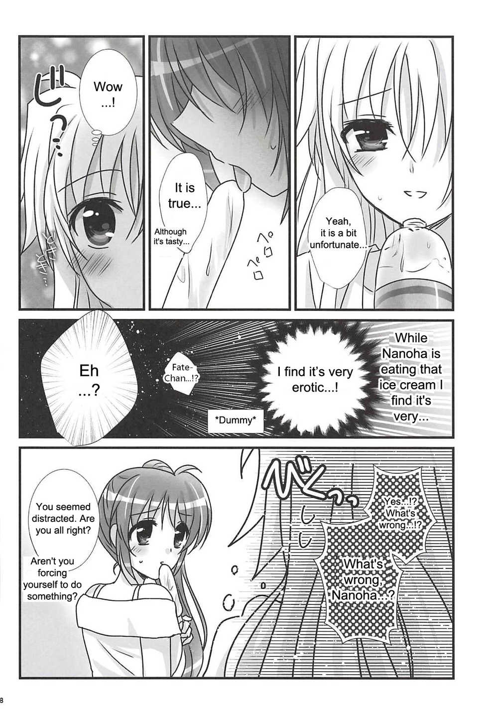 (C94) [Ameiro (Nanashiki)] Natsudoke (Mahou Shoujo Lyrical Nanoha) [English] [Started The Breaker + NanoFate] - Page 7