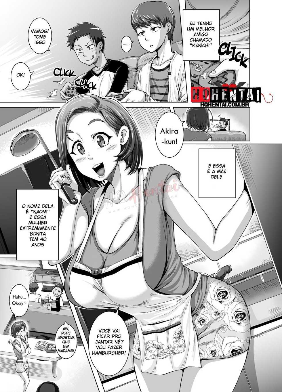 [Juna Juna Juice] Jukujo Daisuki : Naomi-san(40-sai) [Portuguese] - Page 2