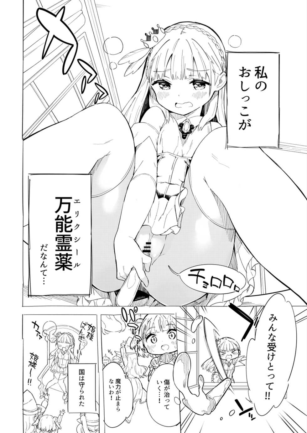 [Gyuunyuuya-san (Gyuunyuu Nomio)] Hime-sama Sore wa Seisui desu ka? - Princess, Is it holy water? [Digital] - Page 10