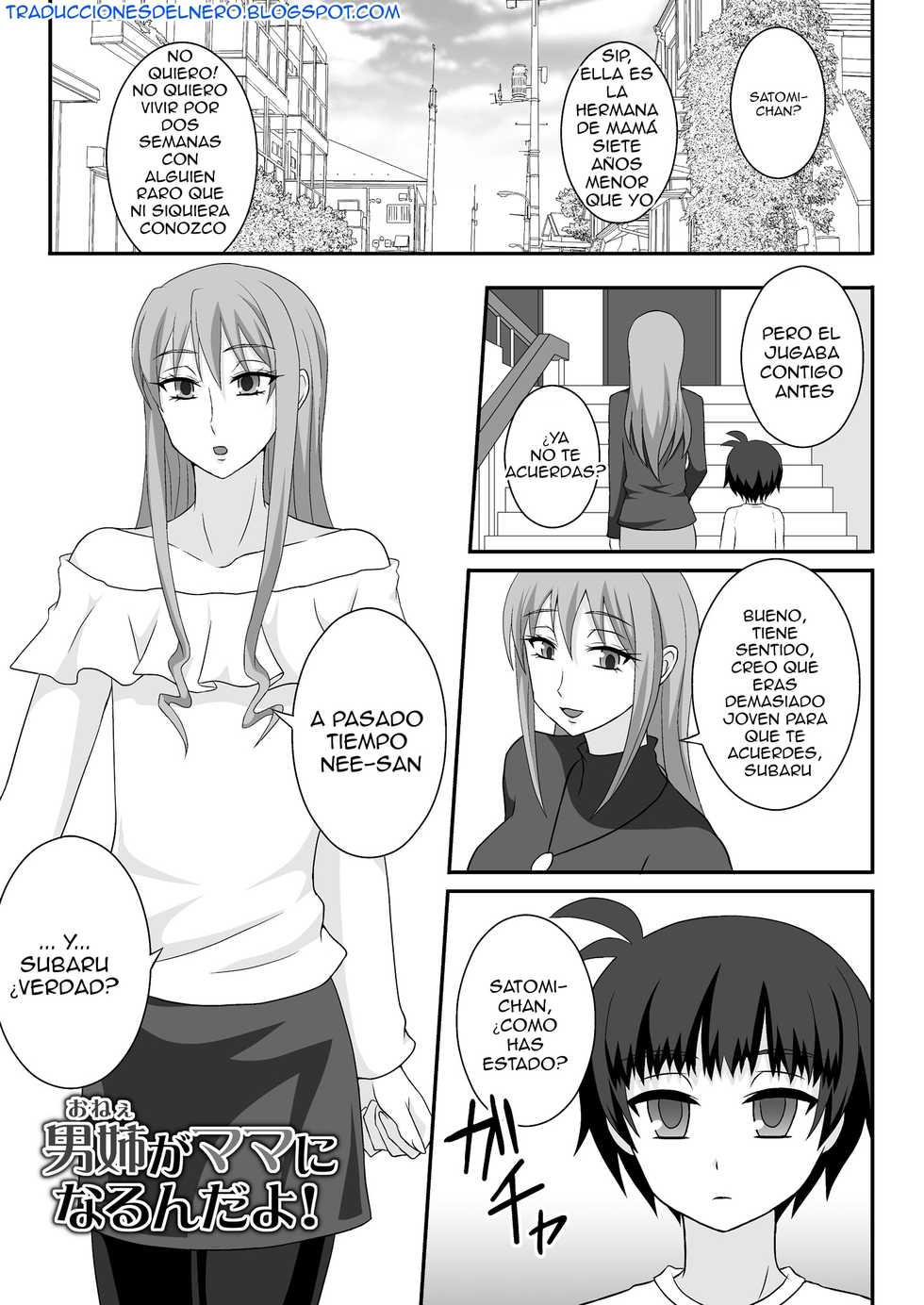 [Shikkoku no Hekireki (EGAMI)] Onee ga Mama ni Narun da yo! [Spanish] [Delnero] [Digital] - Page 2