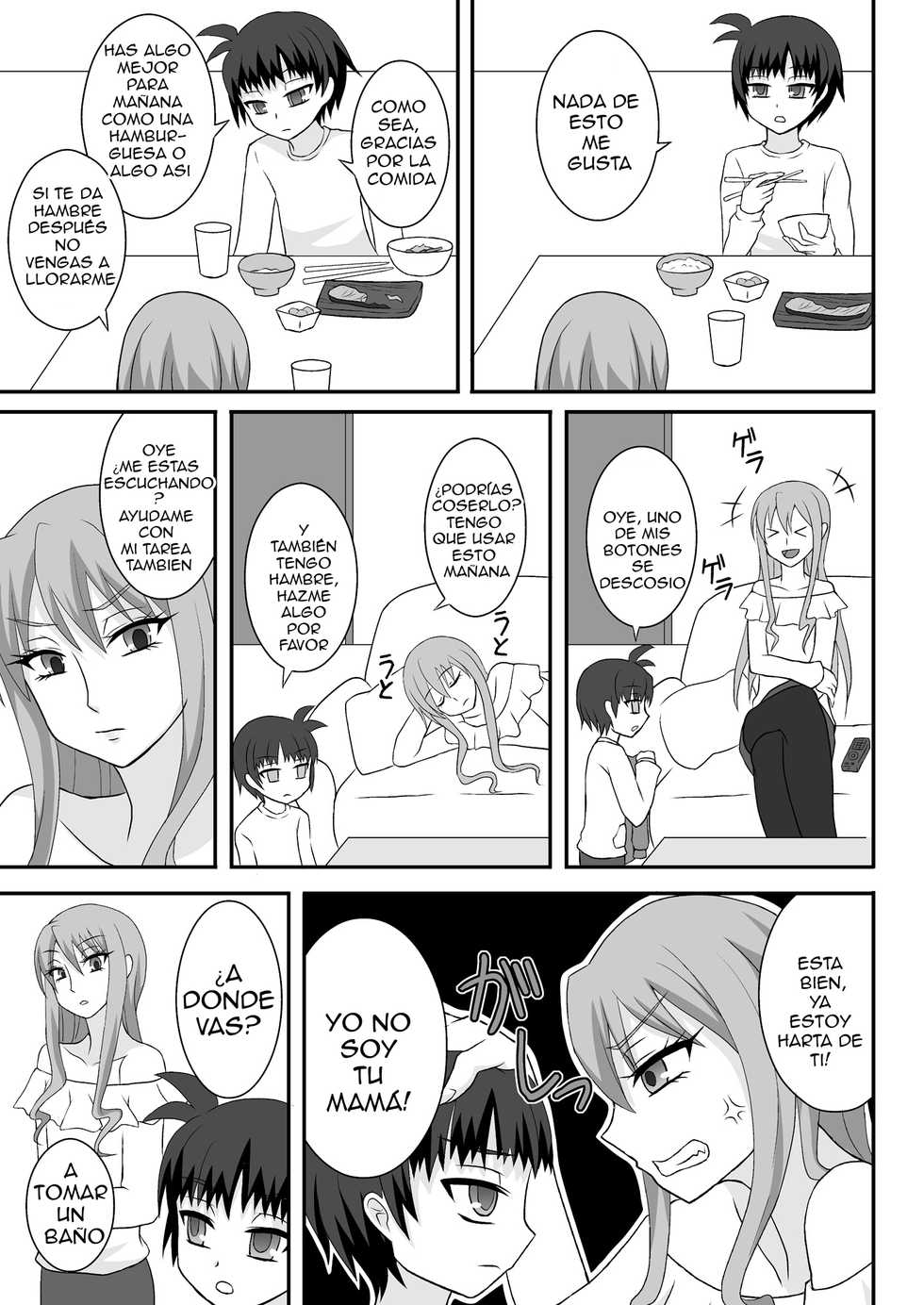[Shikkoku no Hekireki (EGAMI)] Onee ga Mama ni Narun da yo! [Spanish] [Delnero] [Digital] - Page 4
