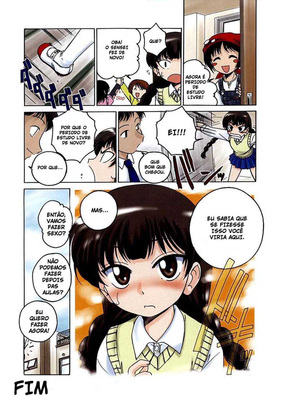 [Wanyanaguda] Jishuu wa Okujou de | Free Study On The Roof (COMIC LO 2004-07) [Portuguese-BR] [Mkof] - Page 16