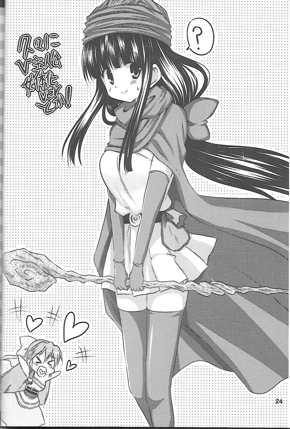 (C81) [SUITEIBUIN (Akane Souichi)] Flora-chan Kawaii. 3 (Dragon Quest V) - Page 23