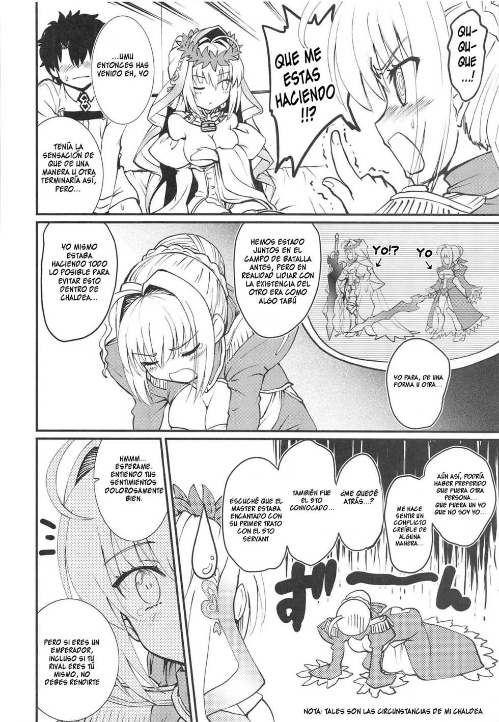 (C95) [ROHGUN_KYOH (Rohgun)] Nero+Nero! (Fate/Grand Order) [Spanish] [HIAKSO] - Page 25