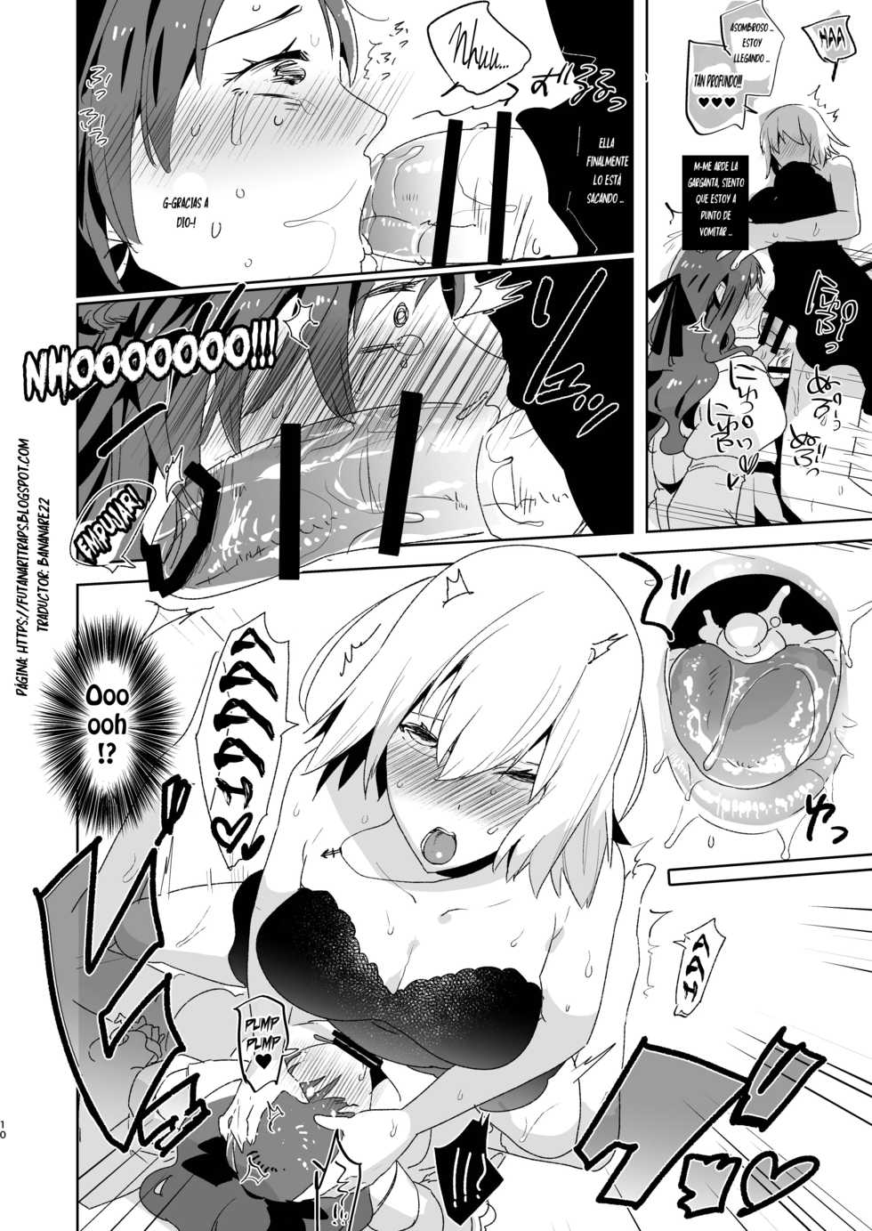 [Aimaitei (Aimaitei Umami)] Futanari Alter-tachi ni Josou Shita Ore ga Okasareru Hanashi (Fate/Grand Order) [Spanish] [bananare22] [Digital] - Page 9