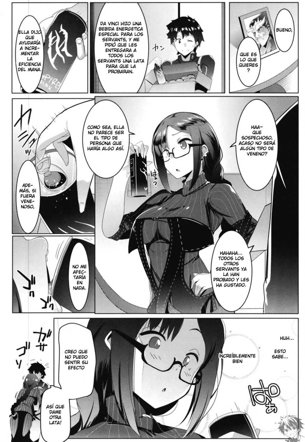 [Hitsuji Kikaku (Muneshiro)] Megane Kyuuketsu-shu no Uwaki Gokko (Fate/Grand Order) [Spanish] [Digital] - Page 6