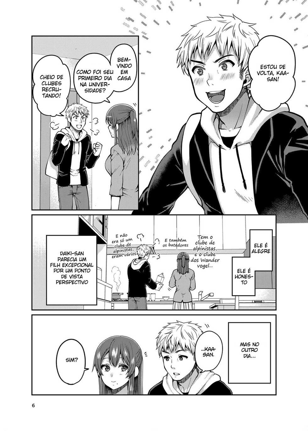 [ErotIs (Narita Koh)] Kaa-san to Issho 2 [Portuguese-BR] [Digital] - Page 6