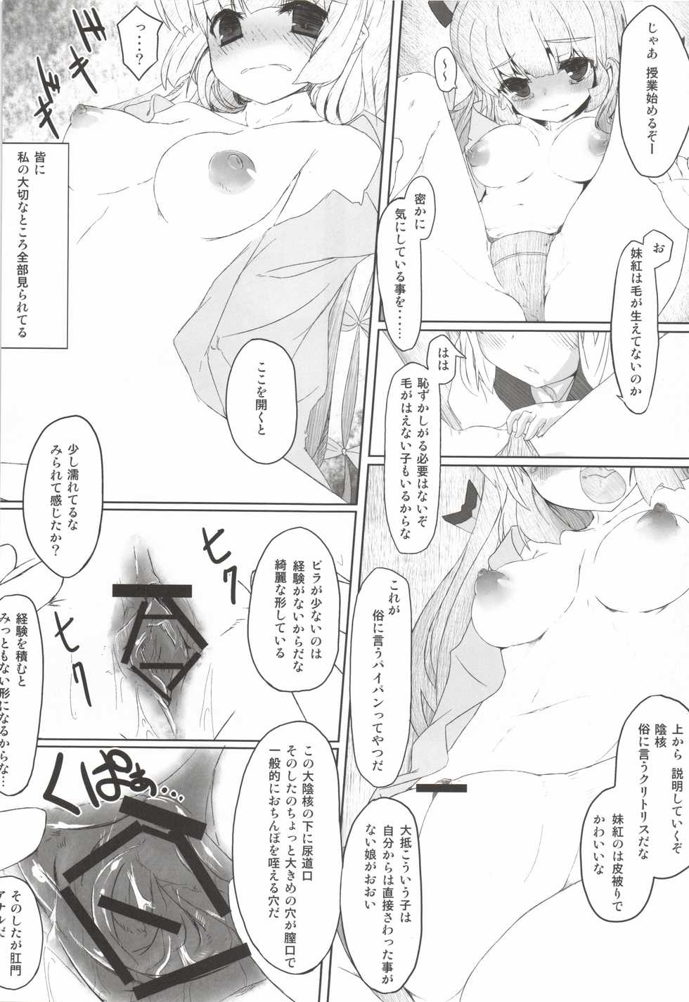 (SC49) [Contamination (eigetu)] Yoi no Utage (Touhou Project) - Page 8