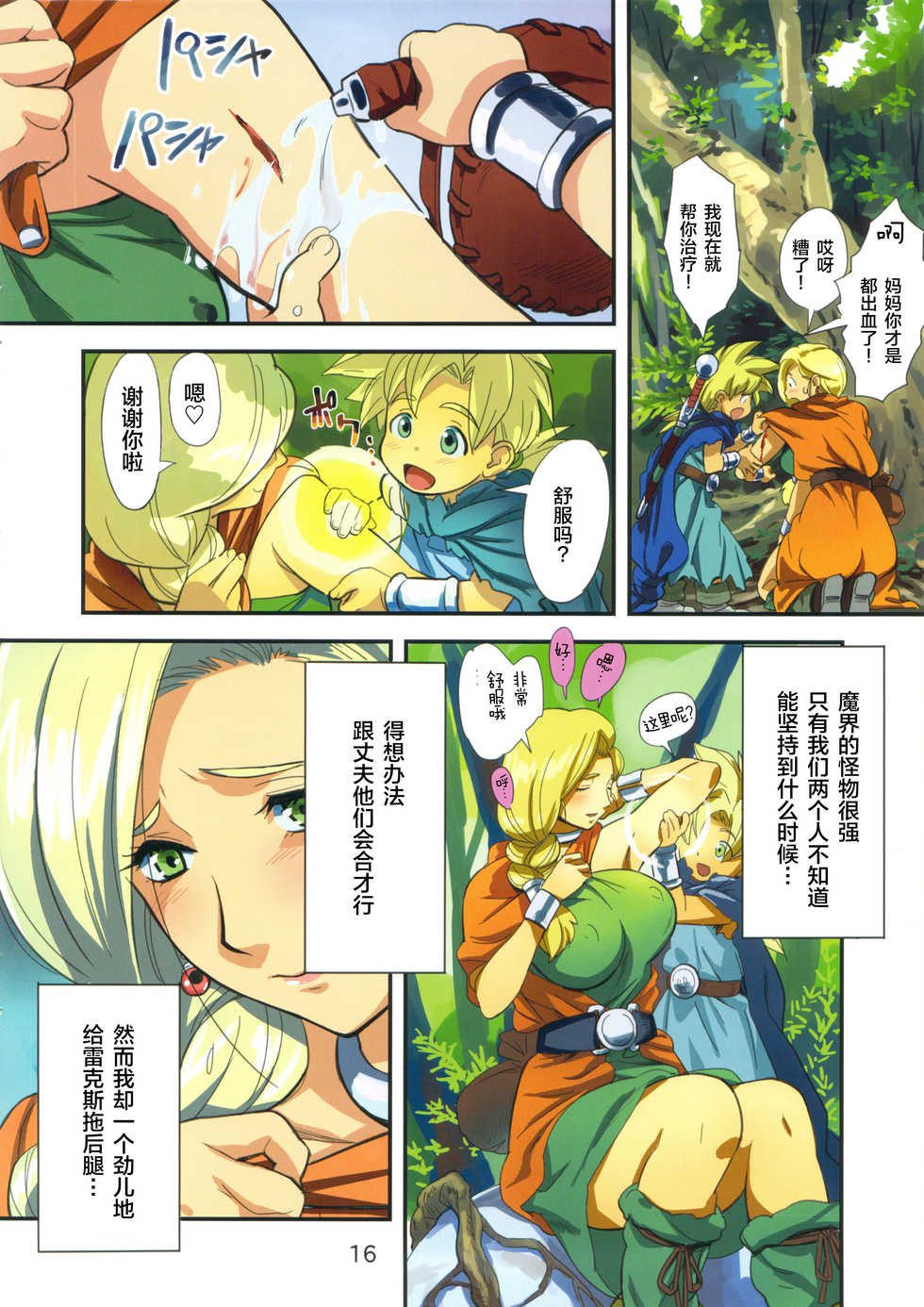(C86) [VOLVOX (Kizaki, Chirima)] Narazumono no Utage - Feast of rogue (Dragon Quest IV, Dragon Quest V) [Chinese] [新桥月白日语社] - Page 16