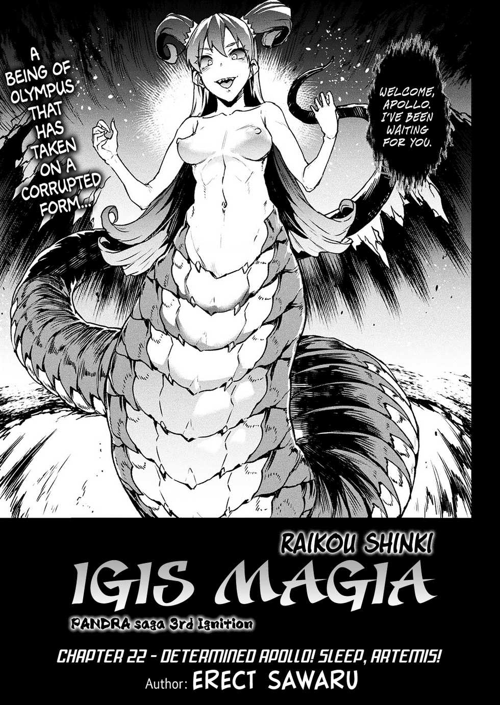 [Erect Sawaru] Raikou Shinki Igis Magia -PANDRA saga 3rd ignition- Ch. 22 Ketsui no Apollo, Nemure Artemis! | Chapter 22 - Determined Apollo! Sleep, Artemis! (COMIC Unreal 2020-04 Vol. 84) [English] [Hennojin] [Digital] - Page 3