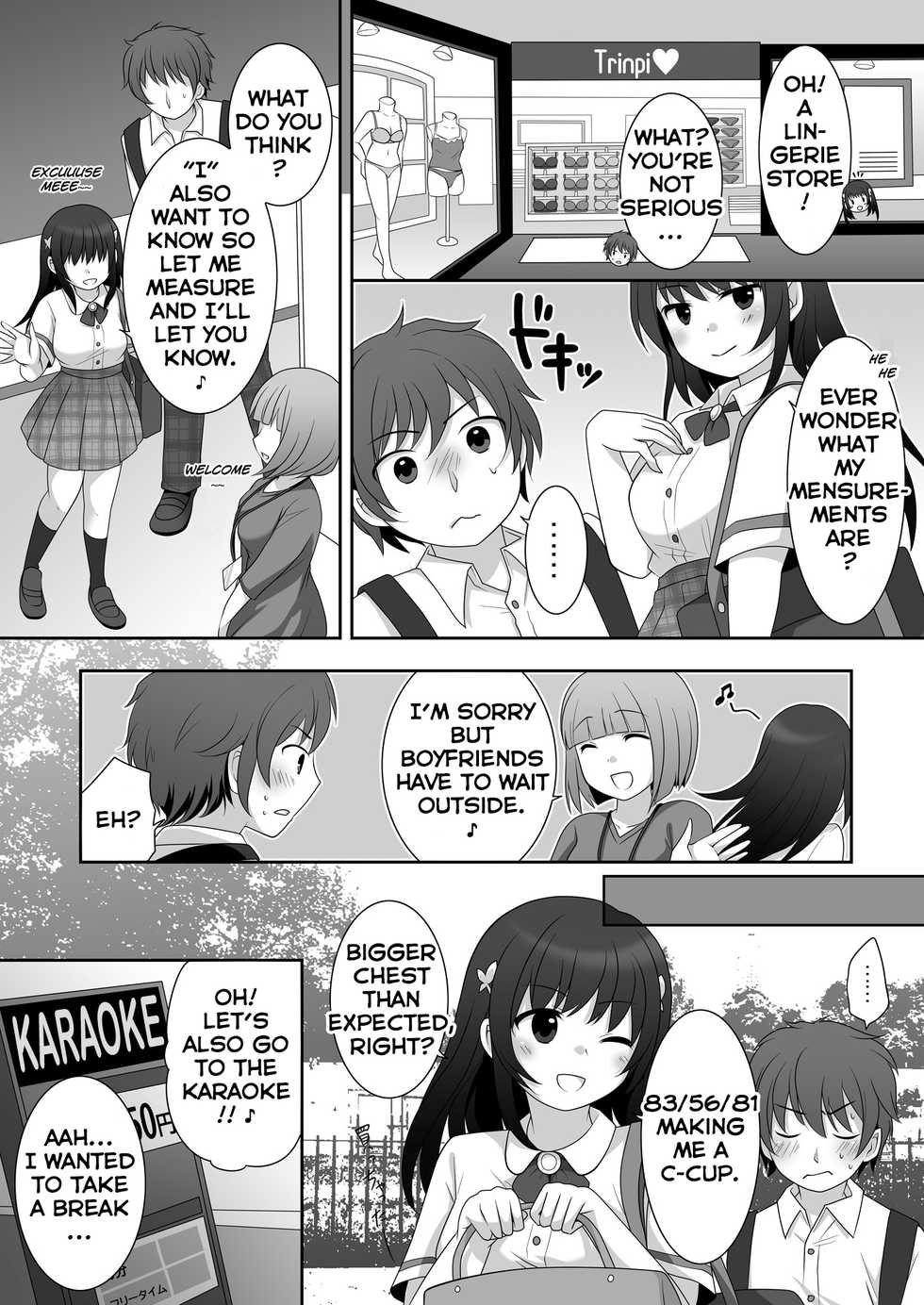 [TSF Mousou Chikusekijo (Kuratsuka Riko)] Joshi ni Hyoui shita Ore to Date shiyo! | I Possessed a Girl, So Let’s Go on a Date! [English] [Vipy26] - Page 11