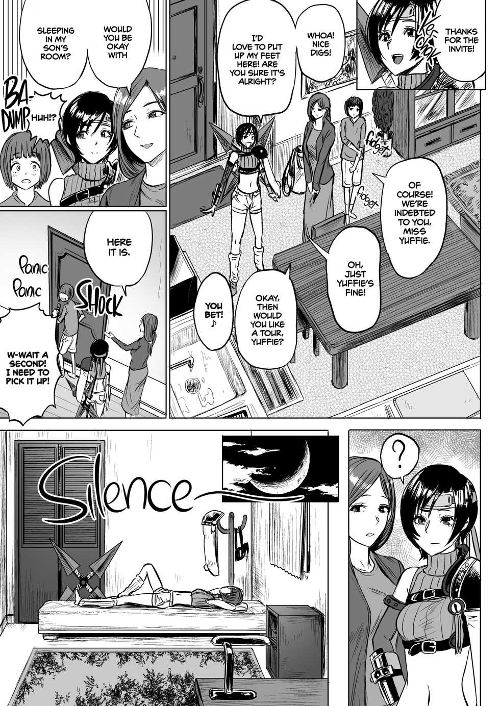 [Hebitunagary (SGK)] Shinobi no Musume wa Ijiritai Zakari 2 | Shlick-Crazy Ninja 2 (Final Fantasy VII) [English] {2d-market.com} [Decensored] [Digital] - Page 4