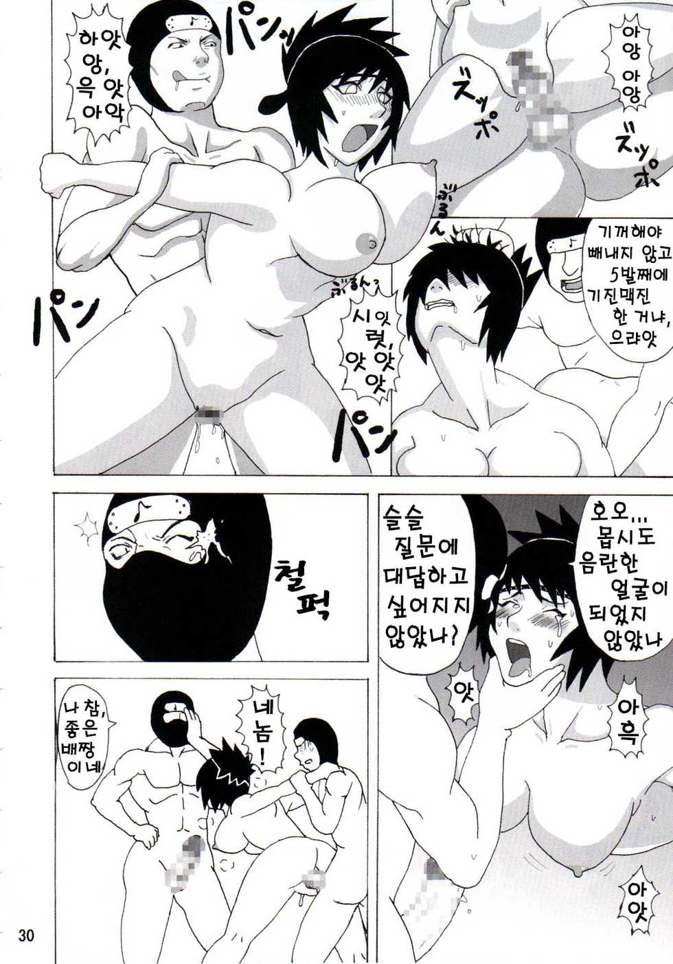 (C68) [Naruho-dou (Naruhodo)] Mitarashi Anko Hon | 미타라시 앙코 책 (Naruto) [Korean] - Page 31