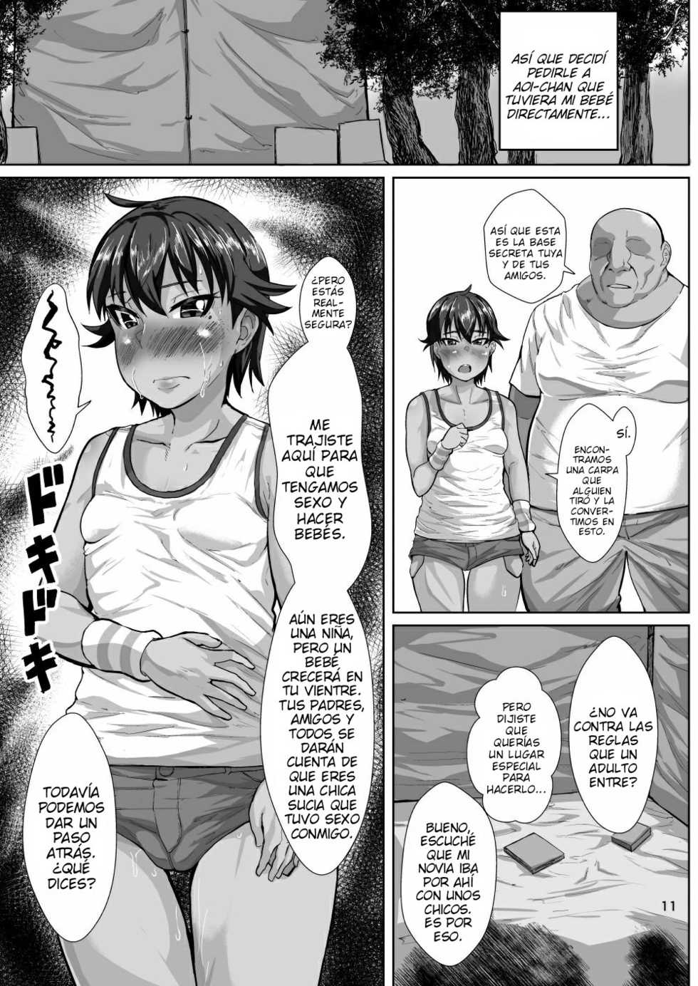 [sayryu (sayryu)] Ojisan no Kanojo wa Yancha de Kappatsu na Shougaku-rokunensei [Spanish] [Digital] - Page 10