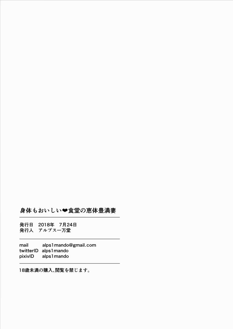 [Alps1mando] Karada mo Oishii Shokudou no Megutai Houman Zuma [Korean] - Page 32