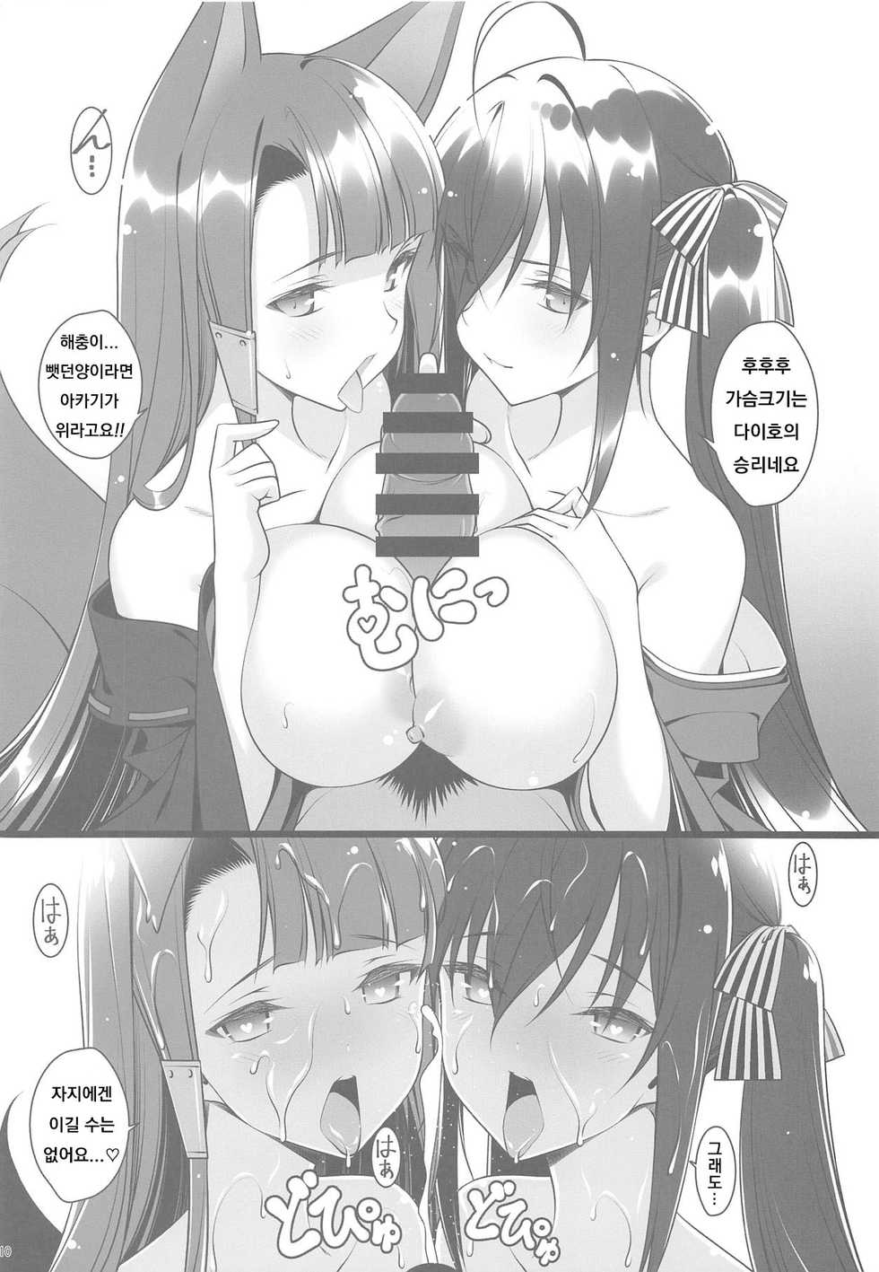 (C95) [Yuusha-sama Go-ikkou (Nemigi Tsukasa)] Hishokan no Himitsu ~Enterprise wa Mita!!~ (Azur Lane) [Korean] - Page 9