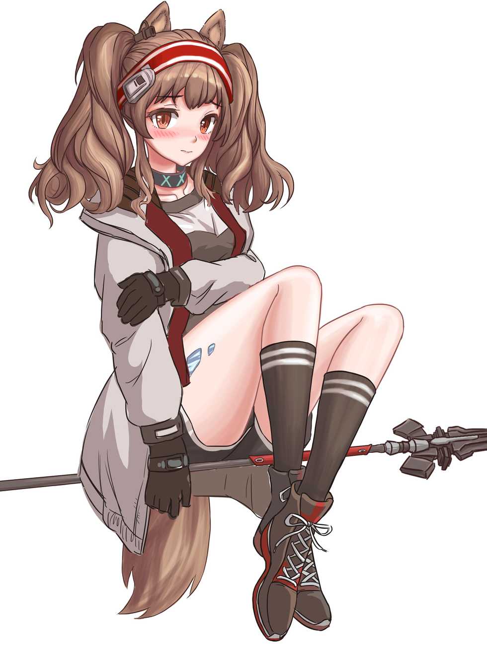 [大阿卡纳XIV] 安心院安洁莉娜の脱衣秀 (Arknights) - Page 2