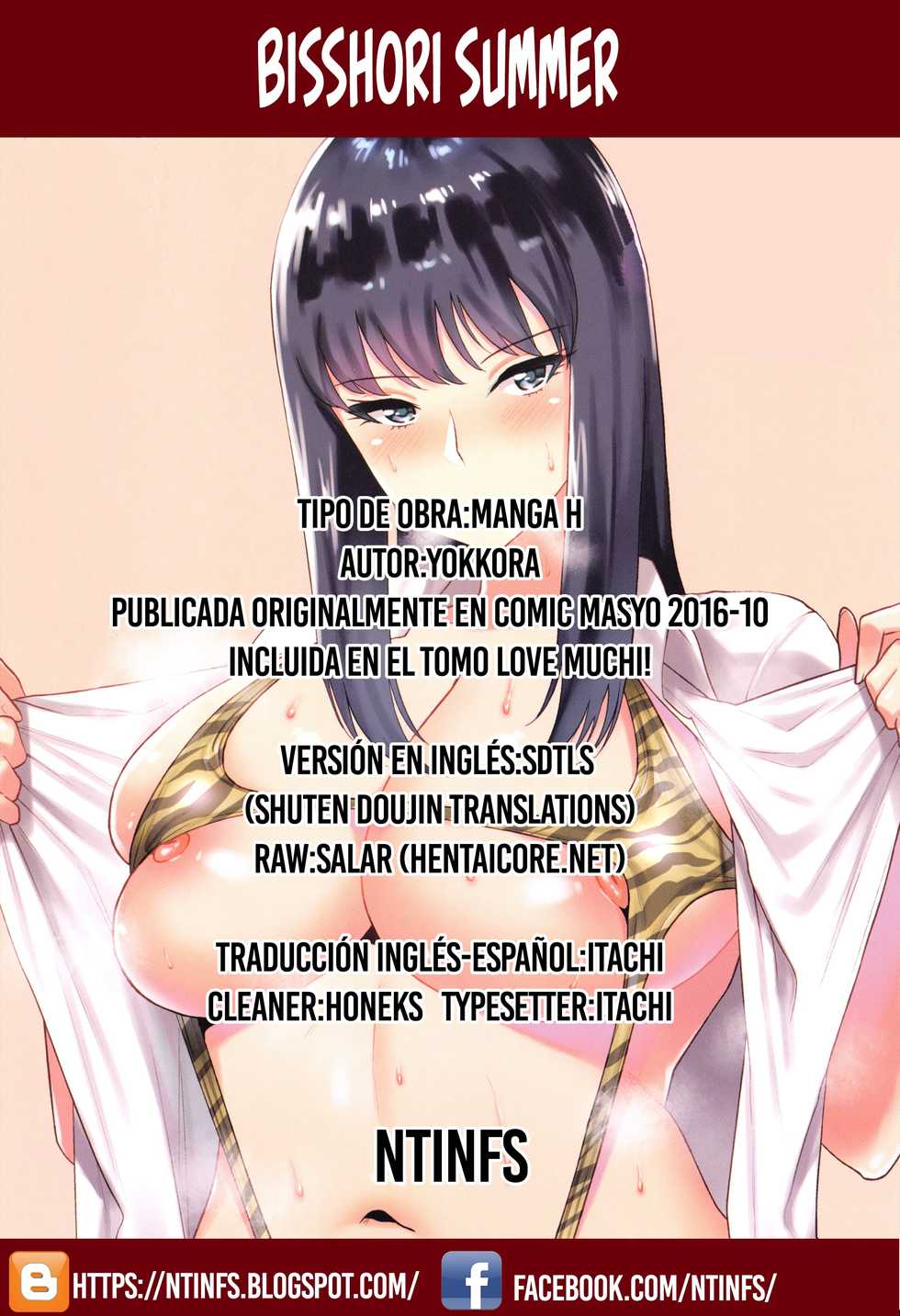 [Yokkora] Bisshori Summer | Verano empapado (Love Muchi!) [Spanish] [NTINFS] - Page 21