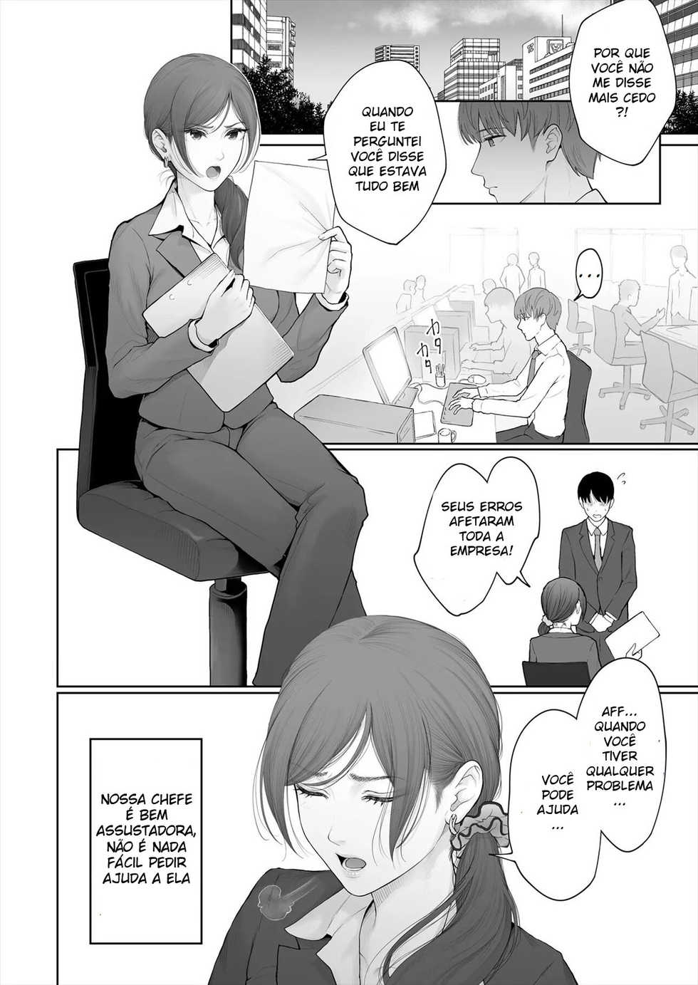 [E☆Roman Koubou (Edogawa Roman)] Hoka no Otoko to Kekkon Shitara Anata no Kodane Kureru? [Portuguese-BR] [Mundo Hentai] [Digital] - Page 3