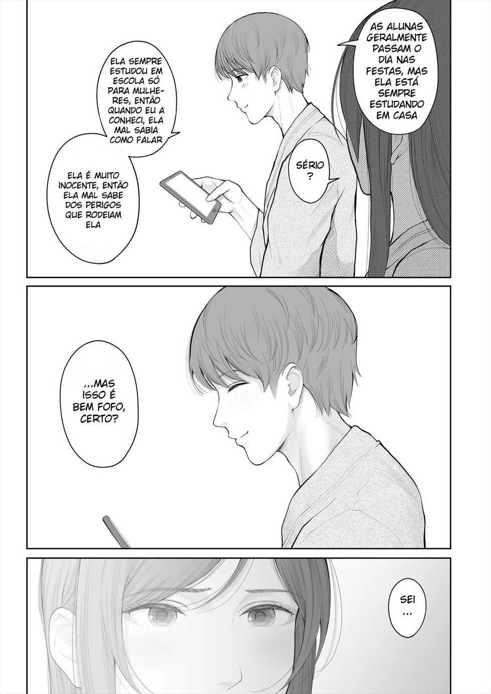 [E☆Roman Koubou (Edogawa Roman)] Hoka no Otoko to Kekkon Shitara Anata no Kodane Kureru? [Portuguese-BR] [Mundo Hentai] [Digital] - Page 26