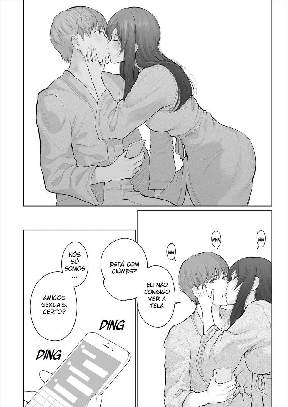 [E☆Roman Koubou (Edogawa Roman)] Hoka no Otoko to Kekkon Shitara Anata no Kodane Kureru? [Portuguese-BR] [Mundo Hentai] [Digital] - Page 27