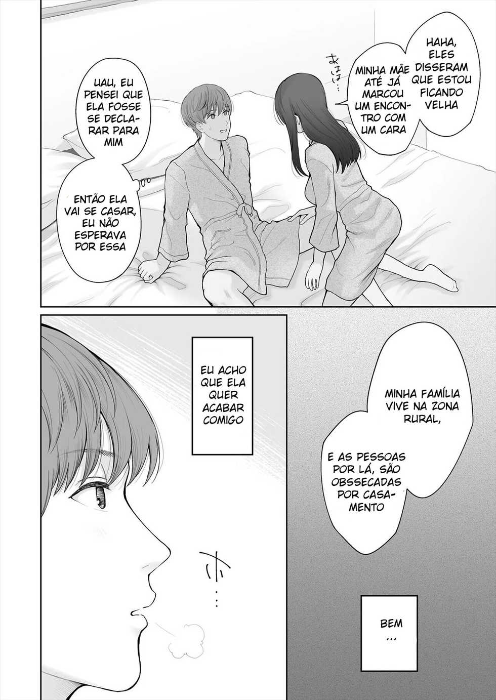 [E☆Roman Koubou (Edogawa Roman)] Hoka no Otoko to Kekkon Shitara Anata no Kodane Kureru? [Portuguese-BR] [Mundo Hentai] [Digital] - Page 31