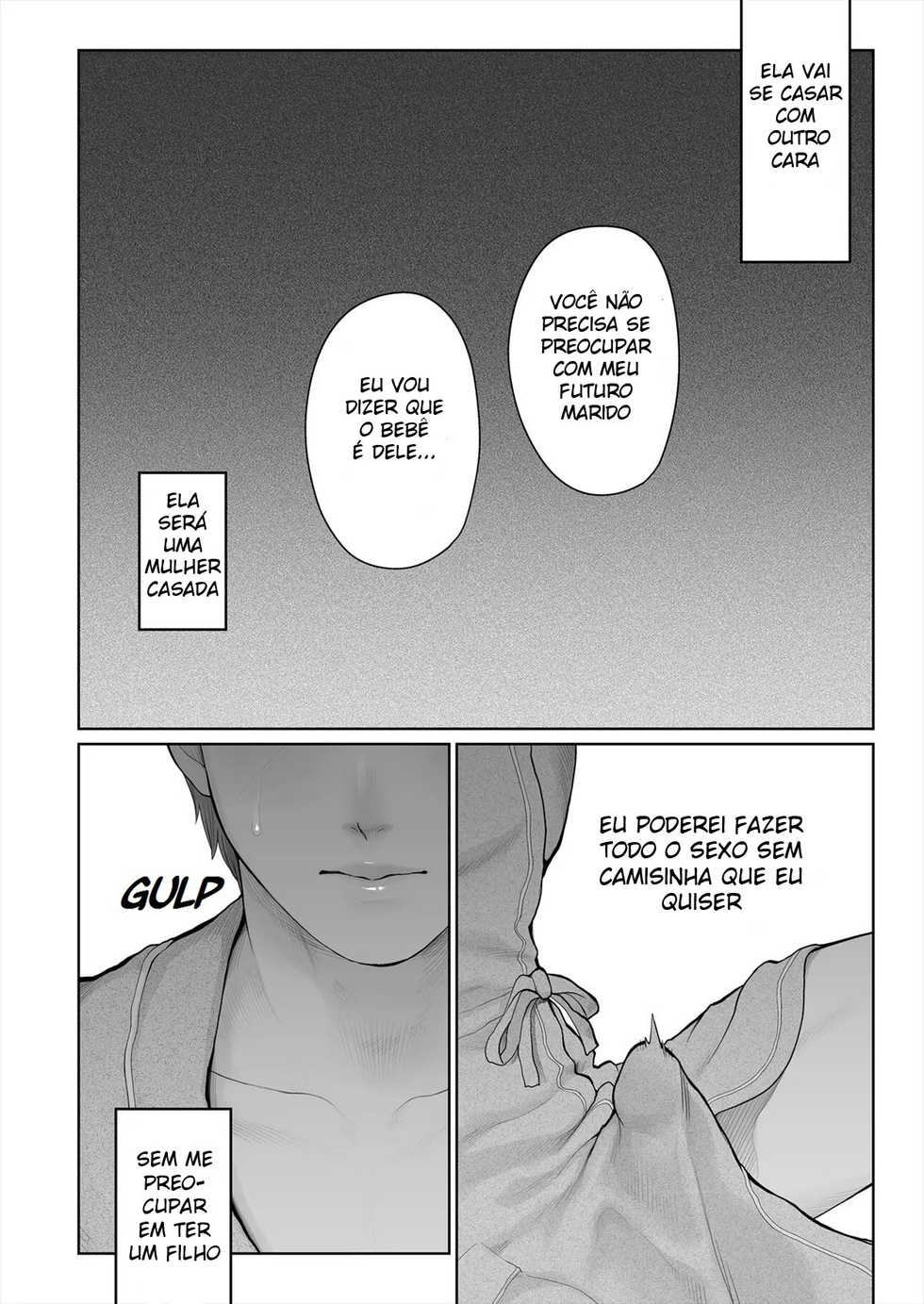 [E☆Roman Koubou (Edogawa Roman)] Hoka no Otoko to Kekkon Shitara Anata no Kodane Kureru? [Portuguese-BR] [Mundo Hentai] [Digital] - Page 35