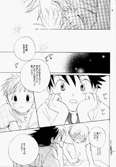[Cocoon (Mizuuchi Mayuko)] Kiss no Sekai (Digimon Adventure 02) - Page 30