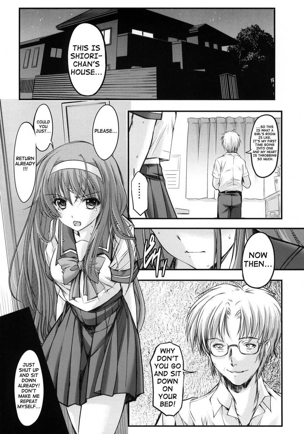 (COMIC1☆6) [HIGH RISK REVOLUTION (Aizawa Hiroshi)] Shiori Dai-Ichi-Shou Kuppuku - Shinsouban | Shiori day 1 - Yeild to its deceitful threats (Tokimeki Memorial) [English] [shakuganexa] [Decensored] - Page 23