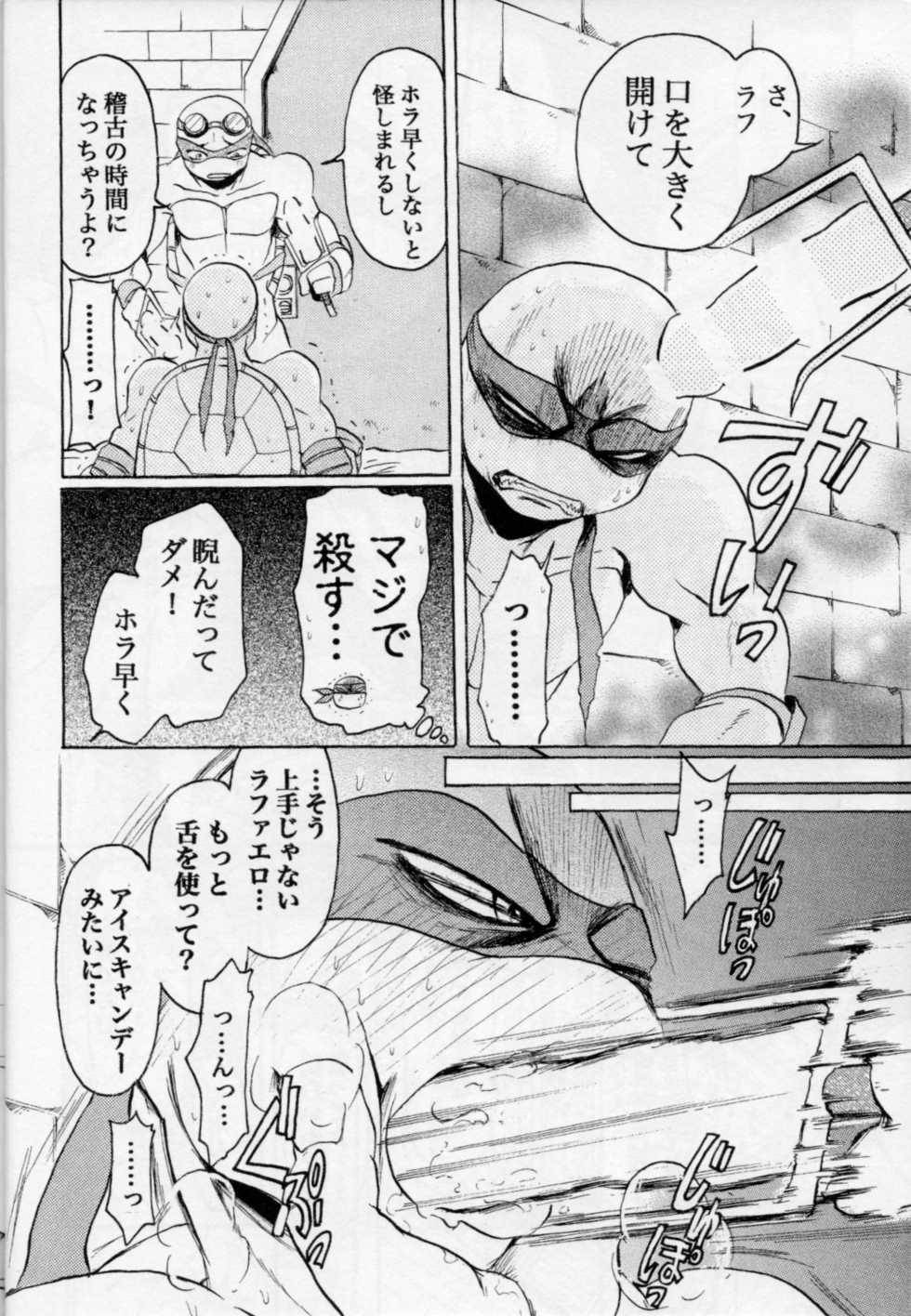 [jagatomaland] VIORED+ (Teenage Mutant Ninja Turtles)  [Japanese] - Page 11