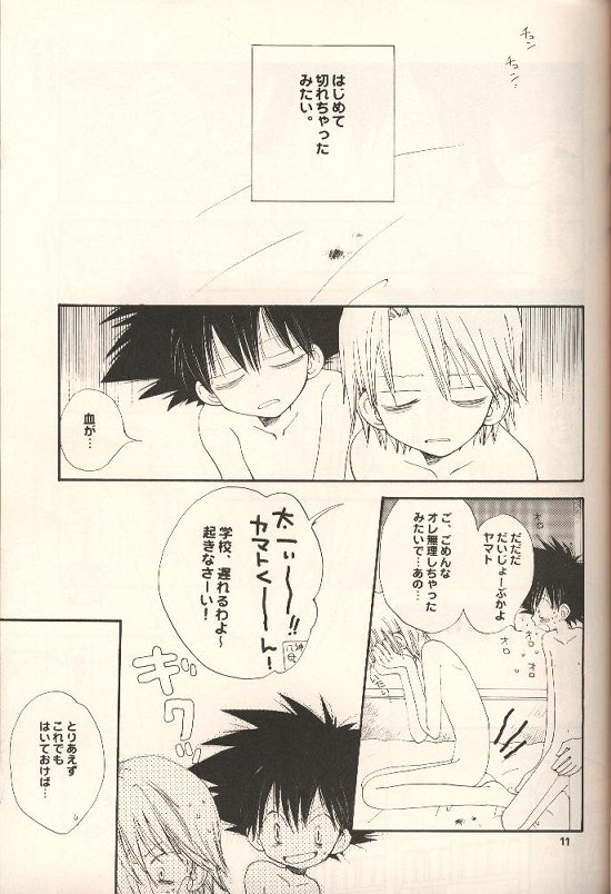 [Gekkou Touzoku, PIKAPIKA (Nobi Nobita, Takahashi Mako)] Iya Yo Dame Yo Gaman Nasatte. (Digimon Adventure 02) - Page 10