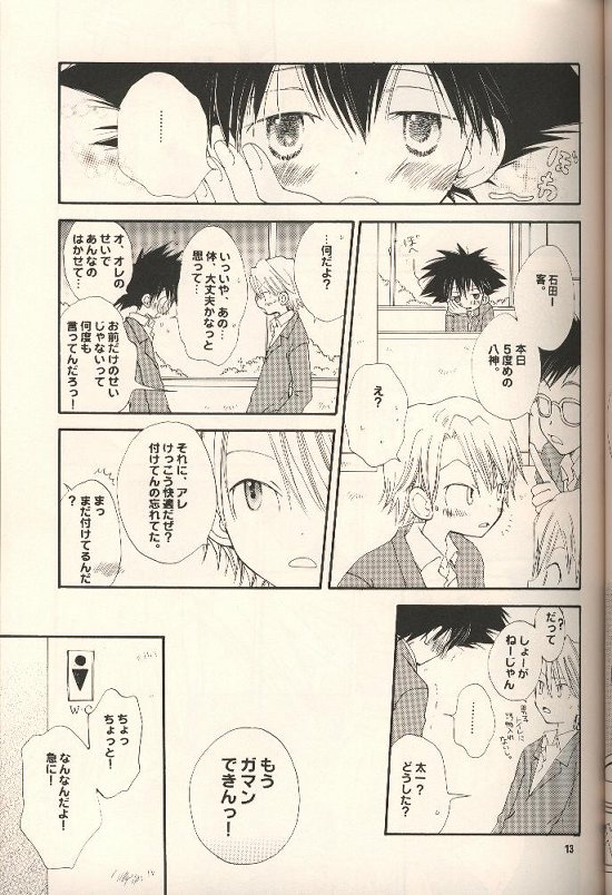 [Gekkou Touzoku, PIKAPIKA (Nobi Nobita, Takahashi Mako)] Iya Yo Dame Yo Gaman Nasatte. (Digimon Adventure 02) - Page 12