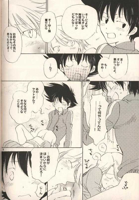 [Gekkou Touzoku, PIKAPIKA (Nobi Nobita, Takahashi Mako)] Iya Yo Dame Yo Gaman Nasatte. (Digimon Adventure 02) - Page 27