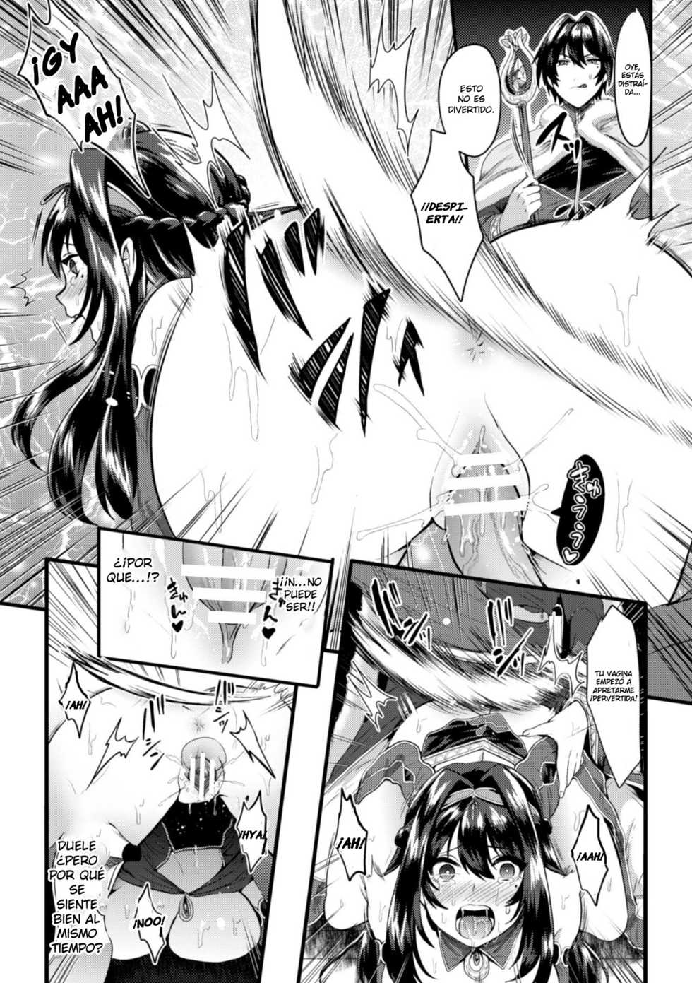 [Torikawa] Witch Avatar's revenge (2D Comic Magazine TS Jibun Heroine mou Hitori no Ore ga Erosugite Gaman Dekinee! Vol. 1) [SPANISH] [DESCAVELLADO] [Digital] - Page 12
