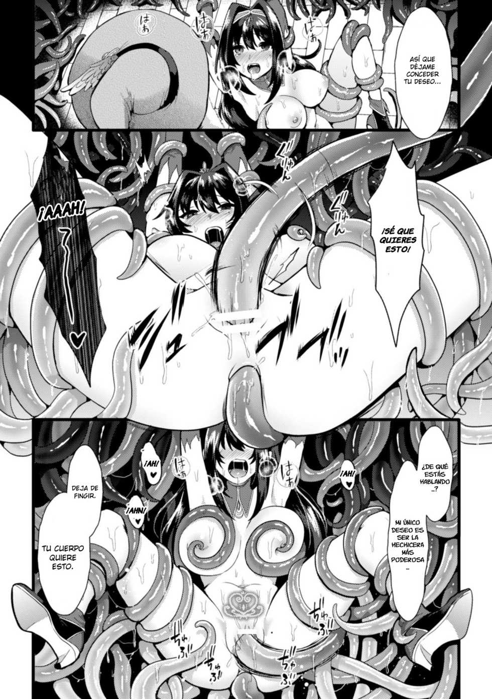 [Torikawa] Witch Avatar's revenge (2D Comic Magazine TS Jibun Heroine mou Hitori no Ore ga Erosugite Gaman Dekinee! Vol. 1) [SPANISH] [DESCAVELLADO] [Digital] - Page 16