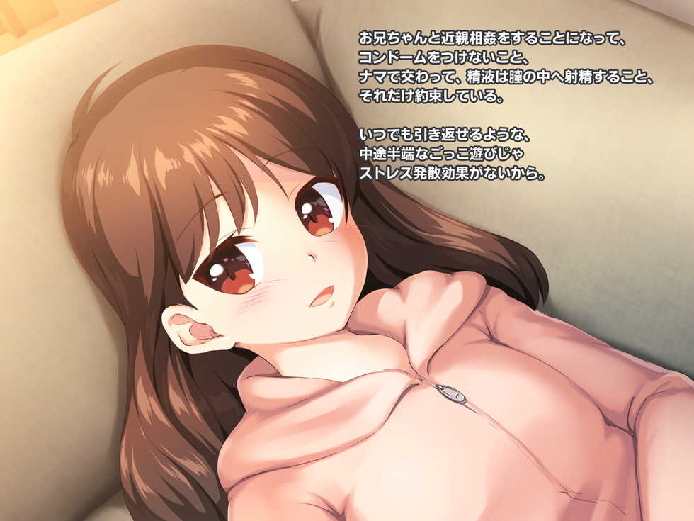 [Kajimura Market (Kajimura Kajima)] Imouto NN Nikki 5 - Main Diary 5 - Imouto wa Onii-chan to Kinshin Soukan shite Ninshin shitai, Yuutousei no Stress Hassan Haitoku H - Page 11