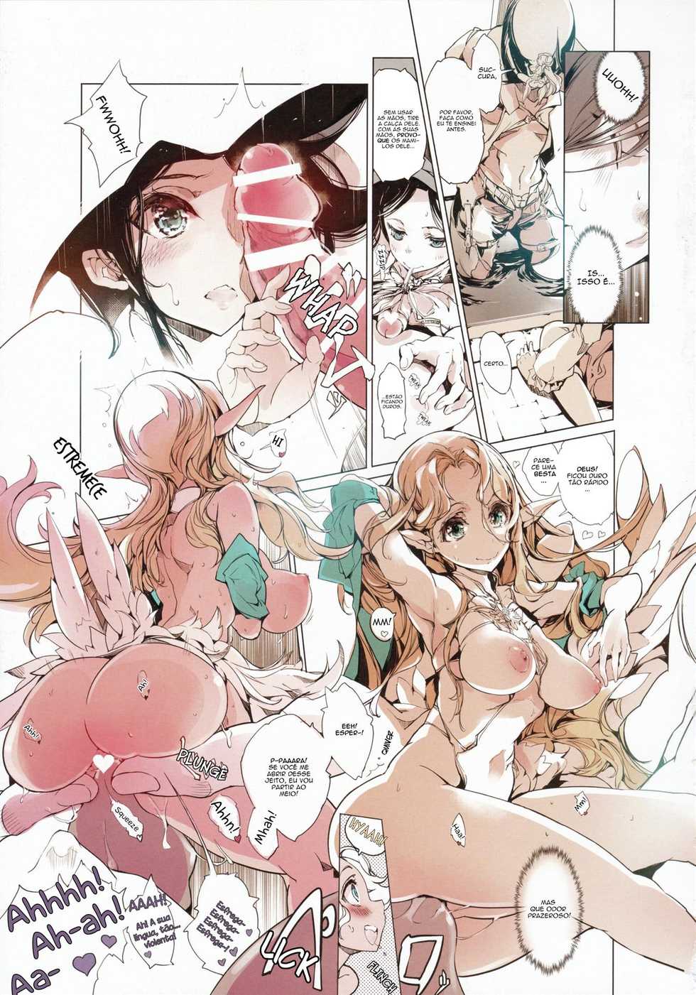 (C90) [70 Nenshiki Yuukyuu Kikan (Ohagi-san)] Succura no Takkei - The crucifixion of Succura (Bloodborne) [Portuguese-BR] [hentaikai.com] - Page 14