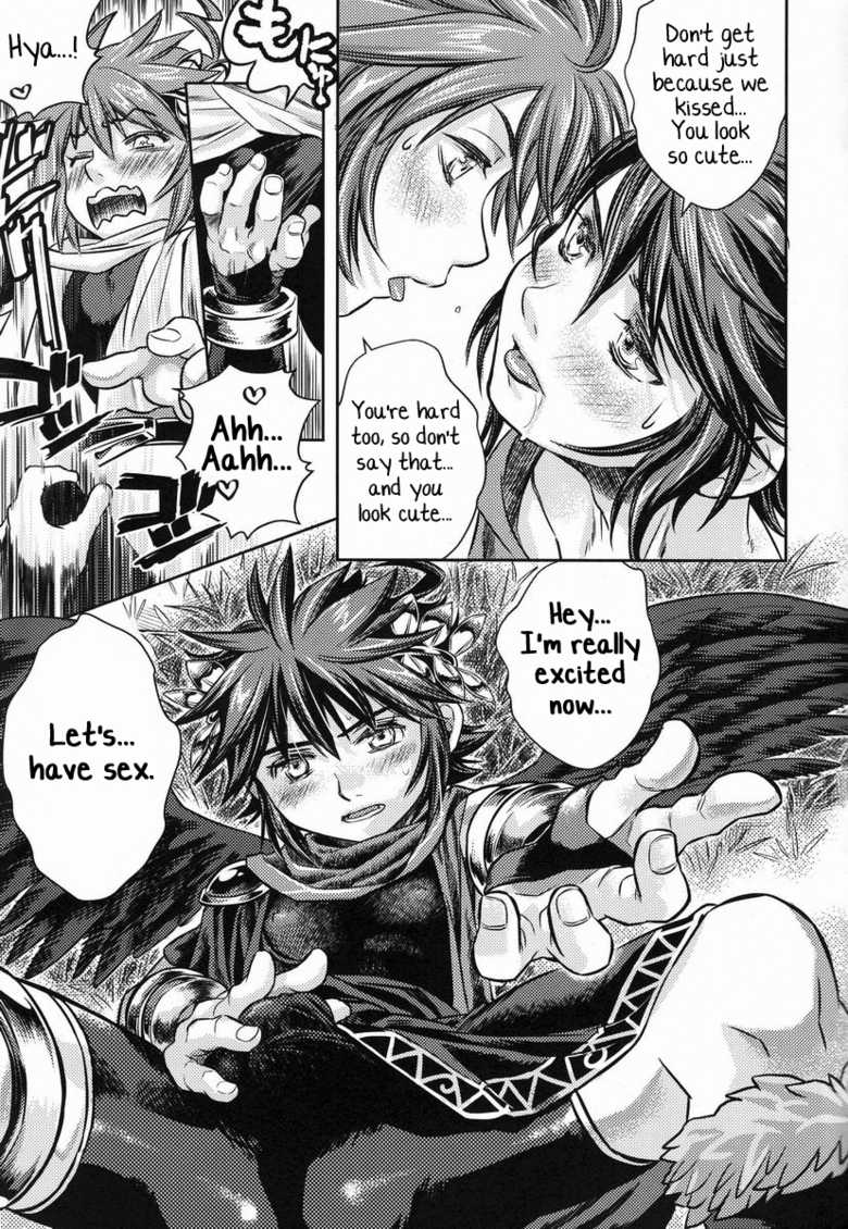 (C84) [Karasuma Pink Higashiiru (Karasuma Pink)] Niwa ni wa 2-wa Niwatori ga Iru (Kid Icarus) [English] [Yuuta's Blog] - Page 12