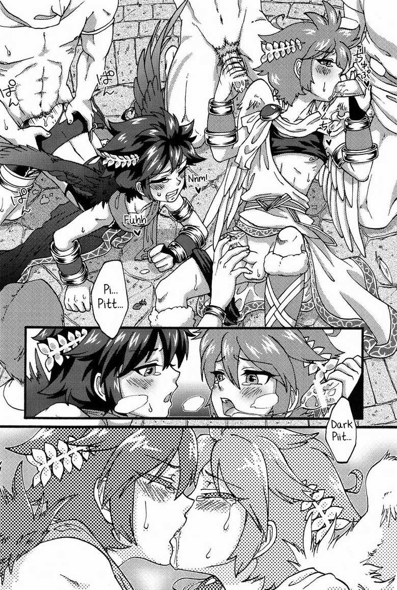 (C84) [Karasuma Pink Higashiiru (Karasuma Pink)] Niwa ni wa 2-wa Niwatori ga Iru (Kid Icarus) [English] [Yuuta's Blog] - Page 25