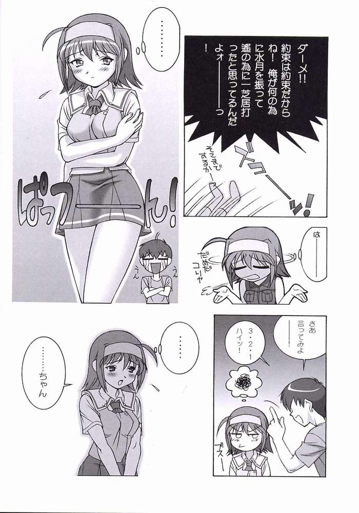 (C62) [DOUDANTSUTSUJITOMONOKAI, Nagugoya, Doudantsutsuji, Kagurazaka Nagu] Akane Genri Shugi (Kimi ga Nozomu Eien) - Page 6