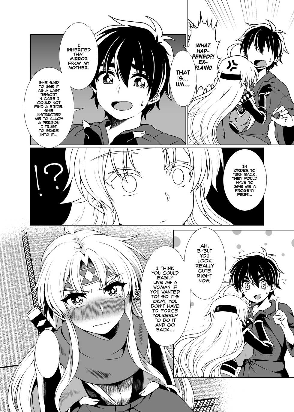 [Murasakiiro Orange] Inka Ranman ~Youshi Bitai no Yami no Shinobi, Kyousei Nyotaika~ | Lewd Flower Bloom! Flirtatious Ninja Thrown into a Woman's Body! (Puyo Puyo) [English] {2d-market.com} [Decensored] [Digital] - Page 7