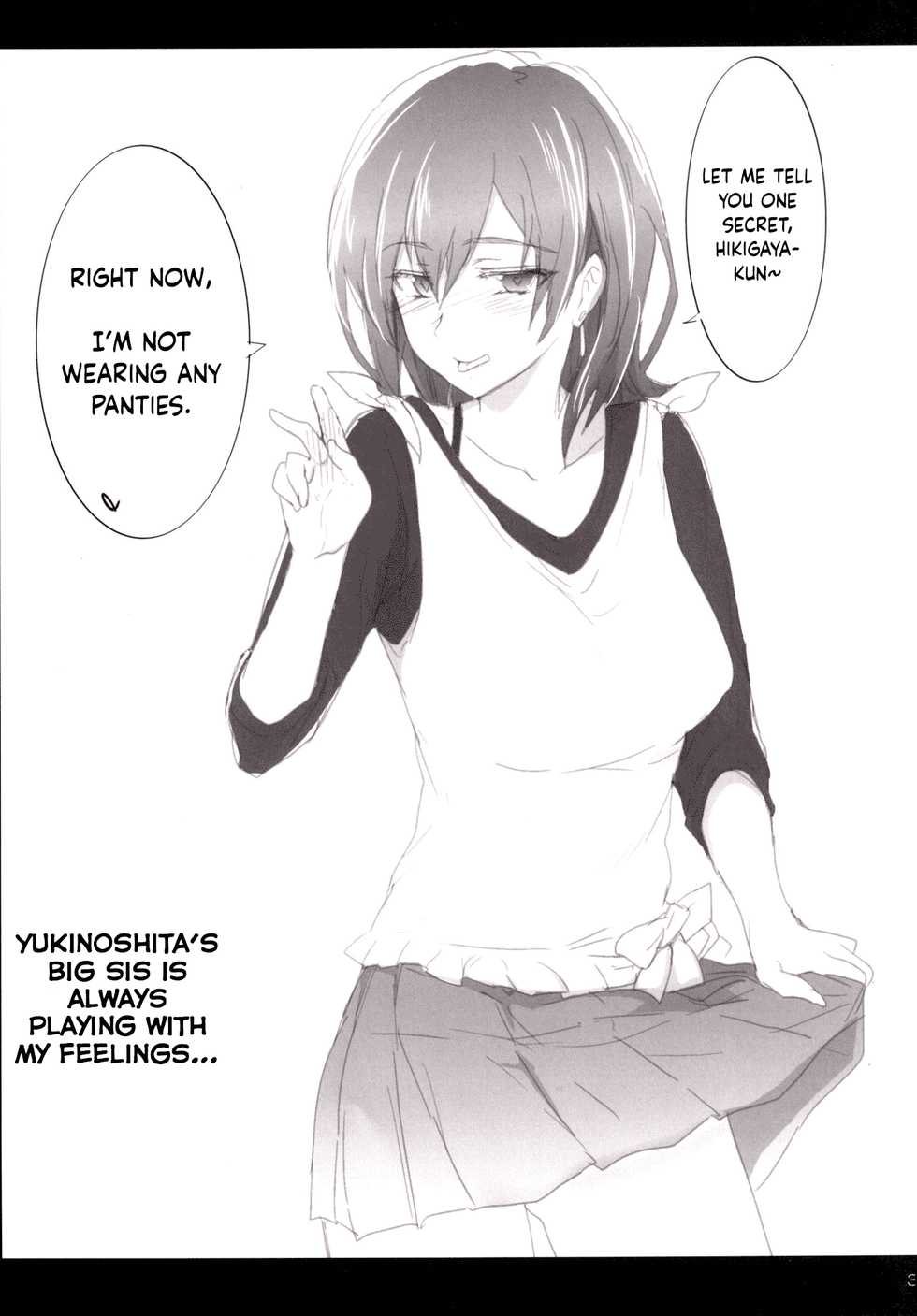 [RIBI Dou (Higata Akatsuki)] Houshi-bu no Seiteki na Katsudou no Seika. (Yahari Ore no Seishun Love Come wa Machigatteiru.) [English] [obsoletezero] [Digital] - Page 2