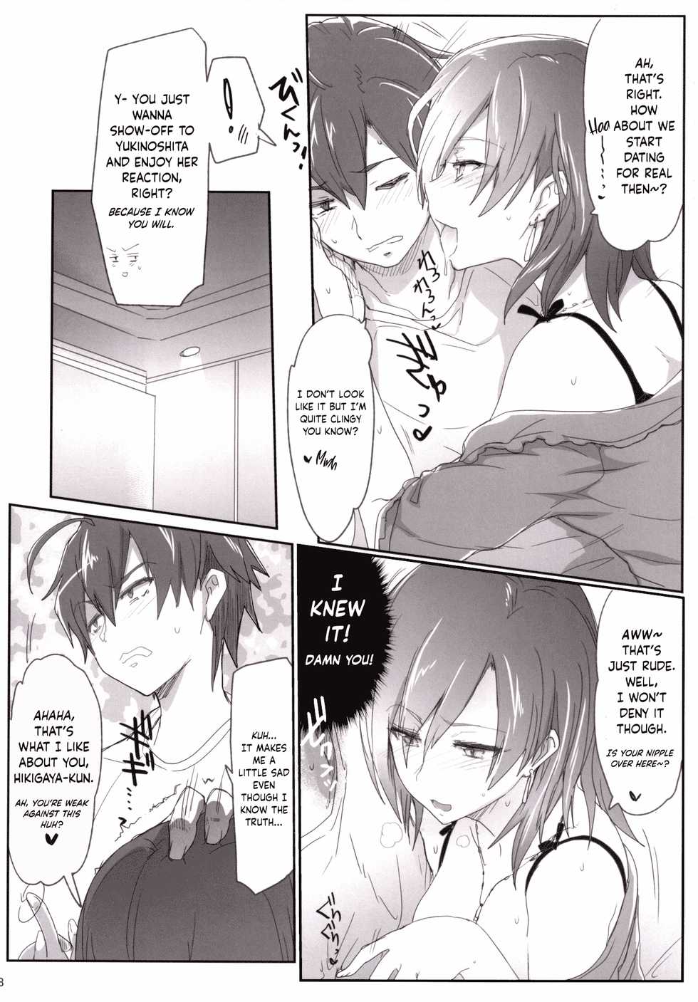 [RIBI Dou (Higata Akatsuki)] Houshi-bu no Seiteki na Katsudou no Seika. (Yahari Ore no Seishun Love Come wa Machigatteiru.) [English] [obsoletezero] [Digital] - Page 7