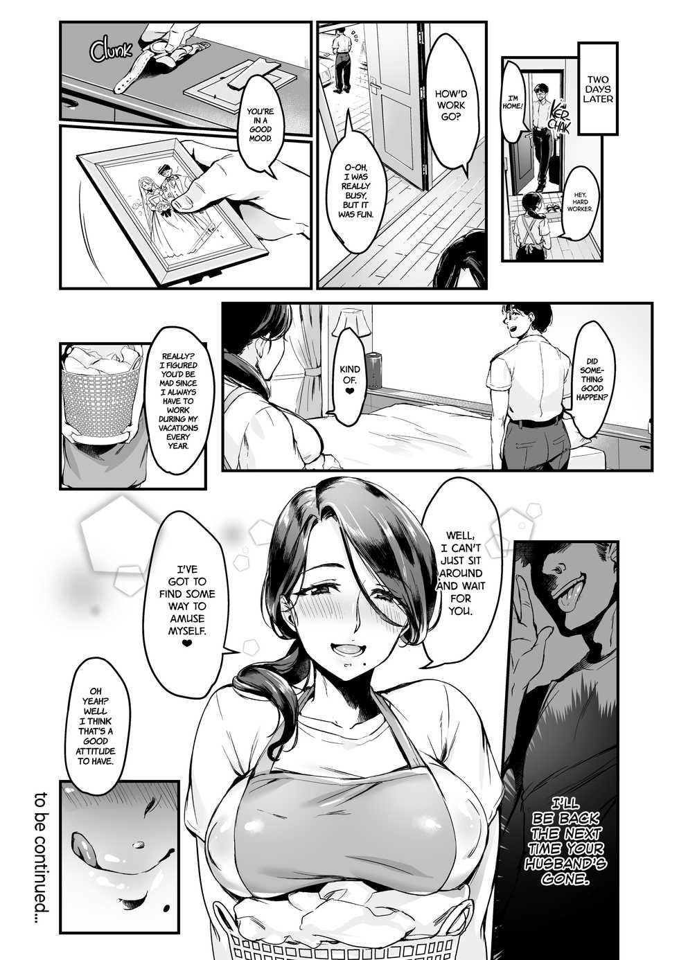 [Hatake no Oniku (Minamoto)] Tsuma ni Damatte Sokubaikai ni Ikun ja Nakatta 1 | I Shouldn't Have Gone To The Doujinshi Convention Without Telling My Wife 1 [English] {2d-market.com} [Decensored] [Digital] - Page 24
