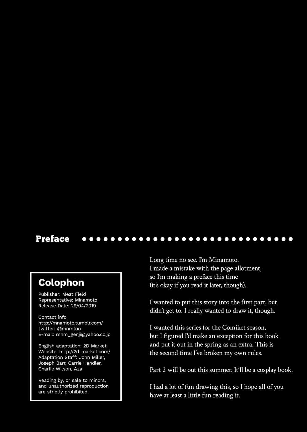 [Hatake no Oniku (Minamoto)] Tsuma ni Damatte Sokubaikai ni Ikun ja Nakatta 1.5 | I Shouldn't Have Gone To The Doujinshi Convention Without Telling My Wife 1.5 [English] {2d-market.com} [Decensored] [Digital] - Page 3