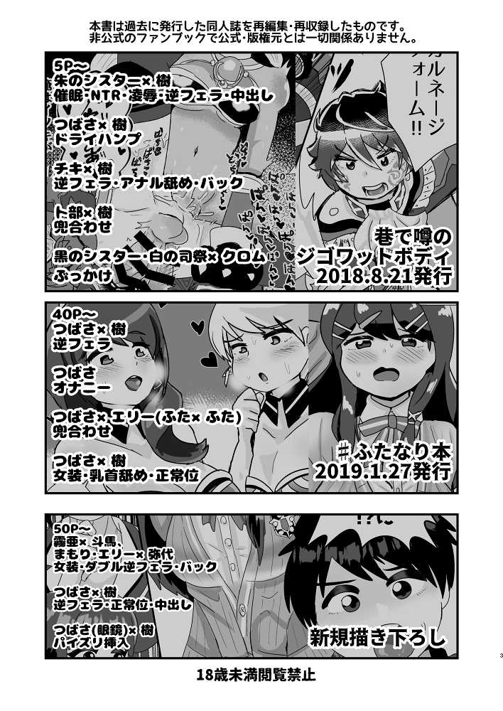 [Shiromina Tarou] [Koku Hoko 9] Shinkan ② ♯FE Gyakuanaru Hon Sanpuru - Page 2