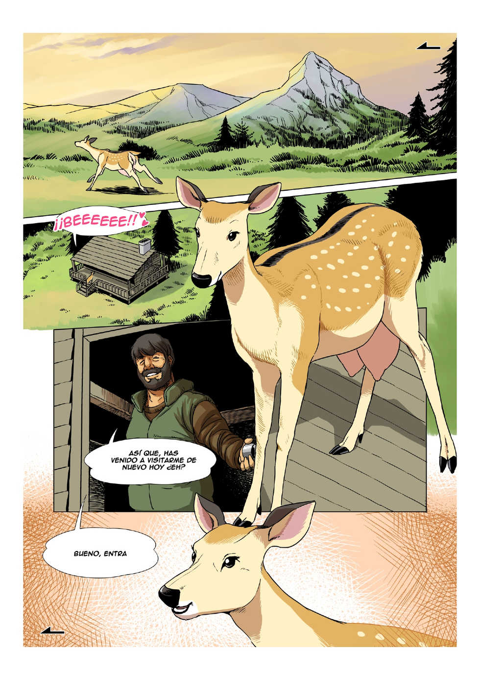 [studio Broome] DEAR DEER WIFE LIFE / QUERIDA CIERVA NOVIA DEL BOSQUE [Digital] [Uncensored] [Spanish] [Red Fox Makkan] - Page 2