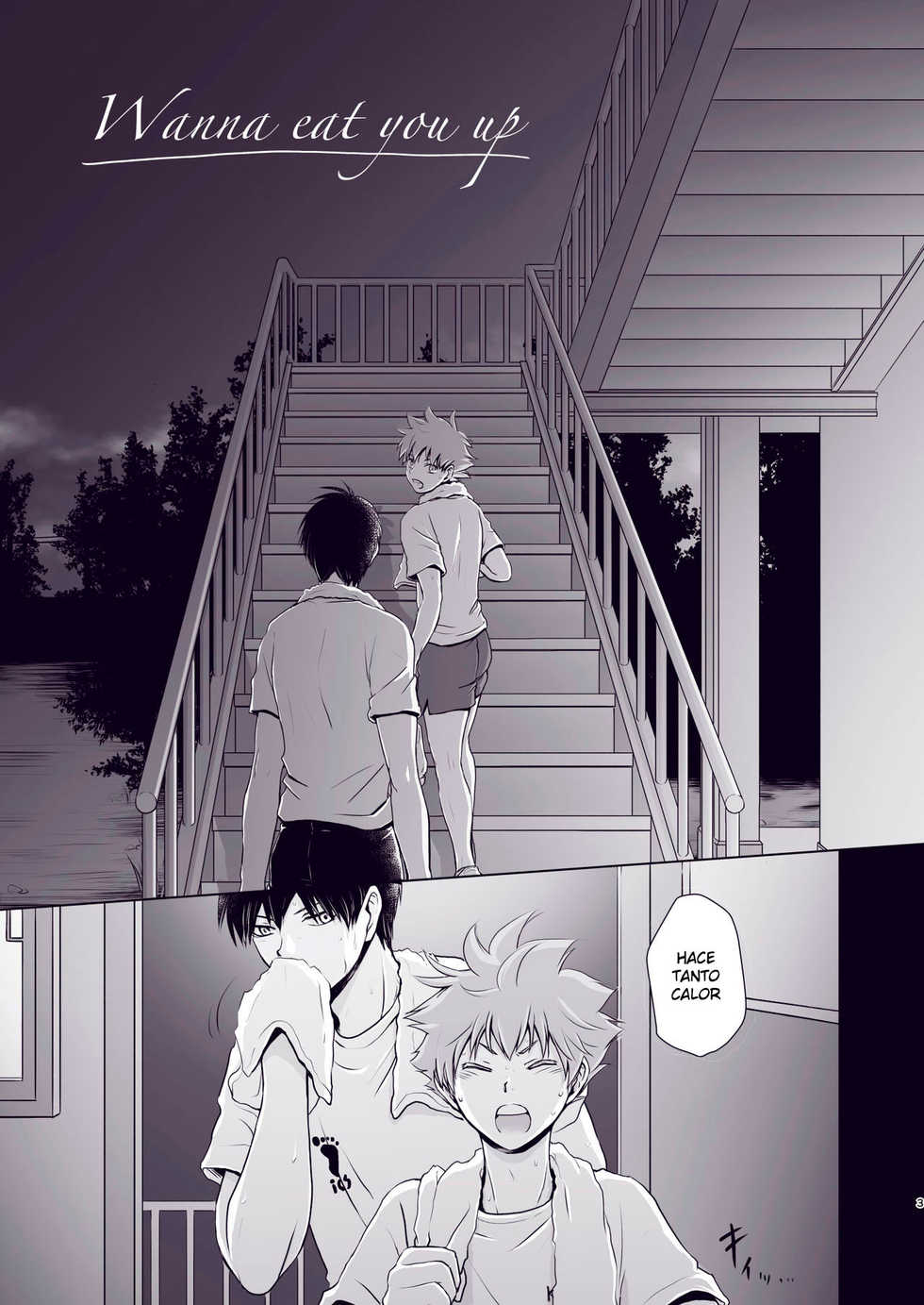 [Una Hiyodou (Una)] Wanna eat you up (Haikyuu!!) [Spanish] - Page 2
