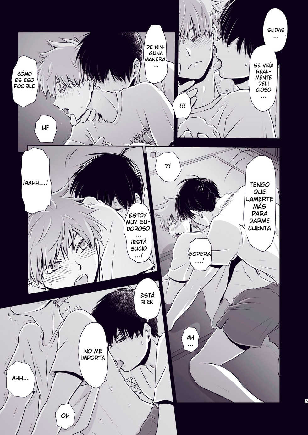 [Una Hiyodou (Una)] Wanna eat you up (Haikyuu!!) [Spanish] - Page 4