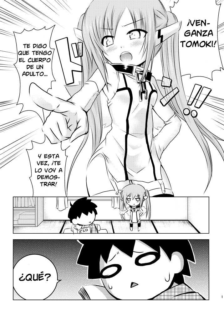 [Dschinghis Khan no Tamanegi wa Ore no Yome (Taniguchi-san)] Ore ga Nymph de Nymph ga Ore de (Sora no Otoshimono) [Spanish] [GB Scans] [Digital] - Page 2